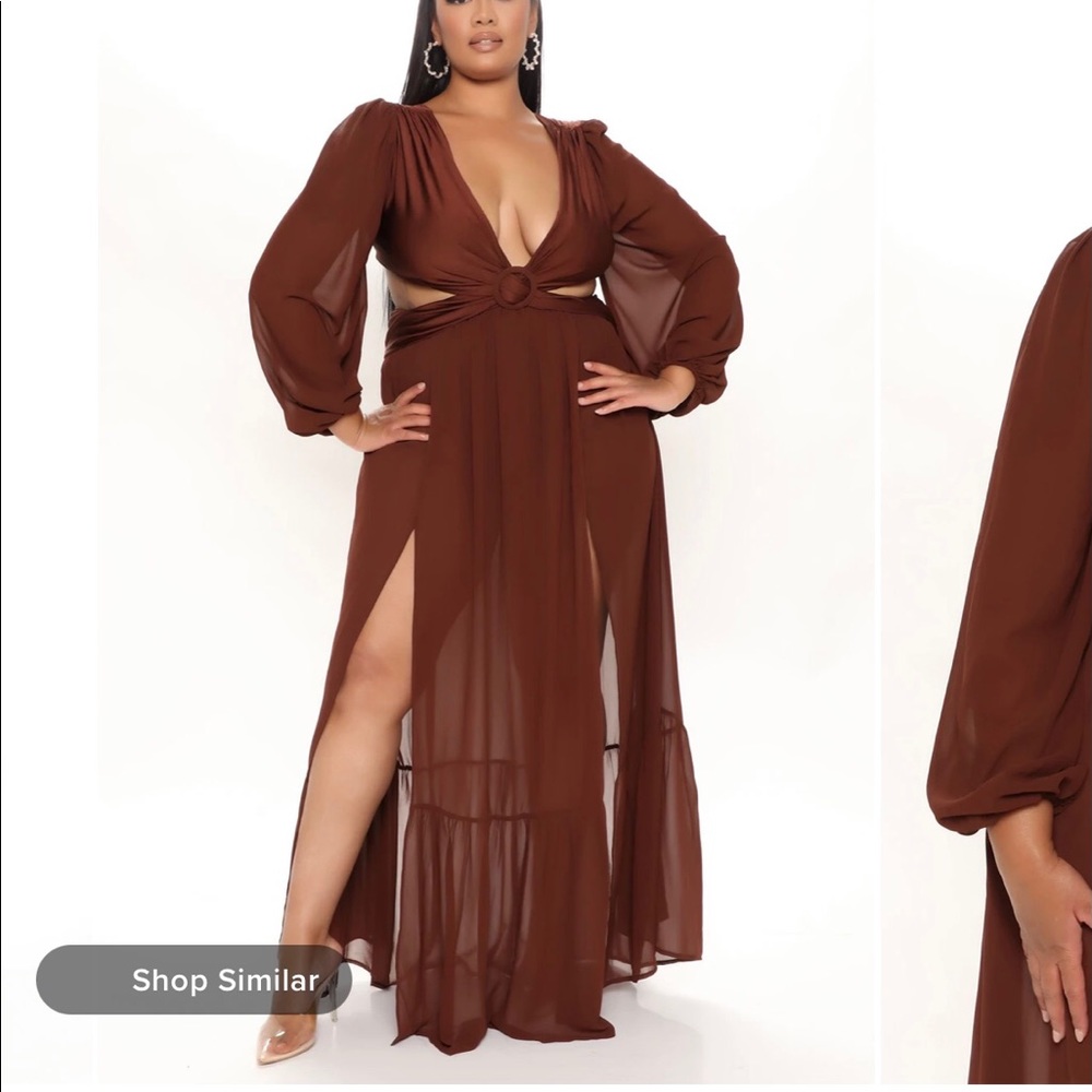 Brown Maxi Dress